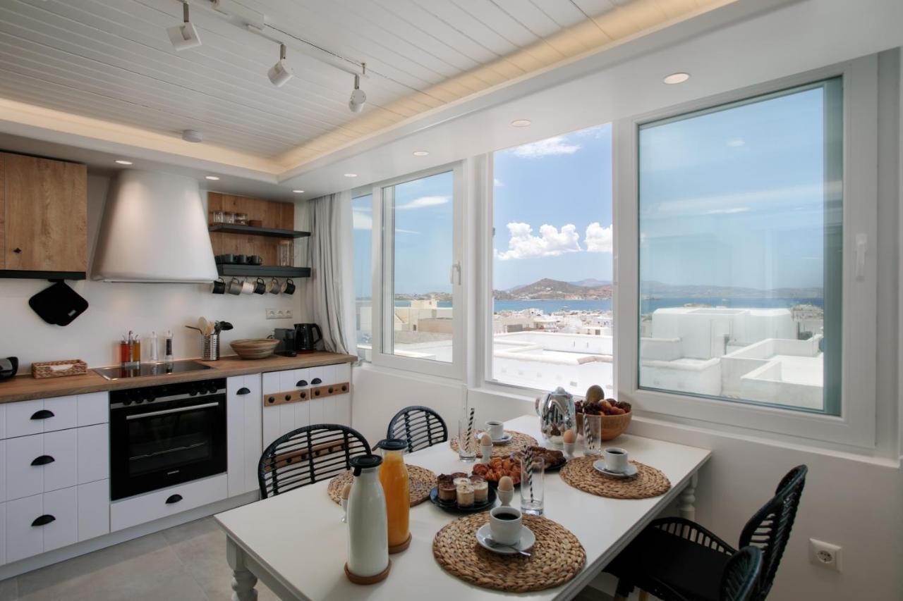 Manda Luxury Apartments Naxos City Eksteriør billede